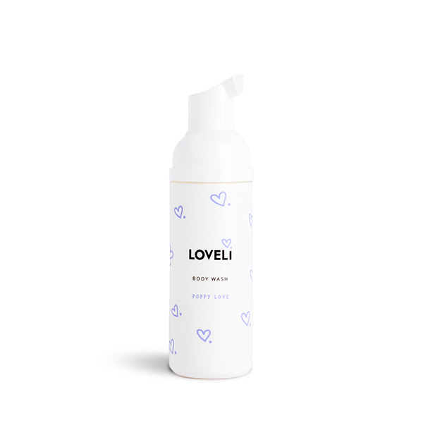Loveli Body wash Travel size Poppy Love